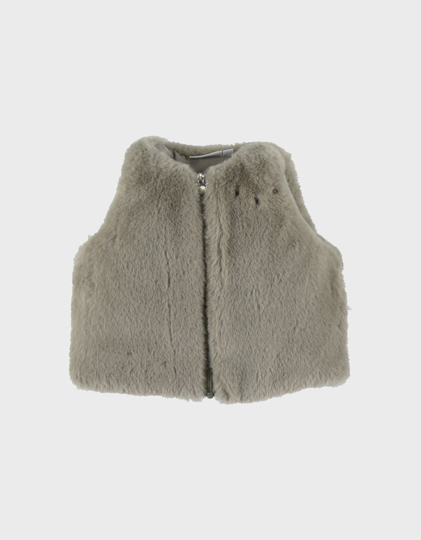 Noukie's Kaki mouwloos jasje in Groloudoux