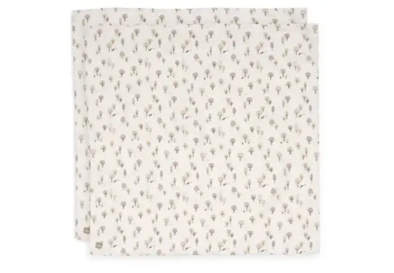 Jollein Hydrofiele Doek Large 115x115cm - Tiny Park - 2 Stuks