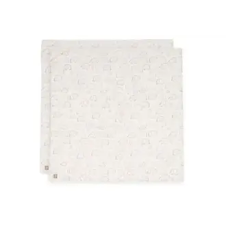 Jollein Hydrofiele Doek Large 115x115cm - Elephant Tales - 2 Stuks