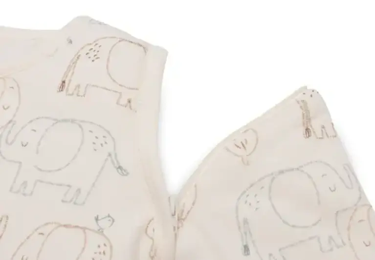 Jollein Baby Slaapzak met Afritsbare Mouw - Elephant Tales 70