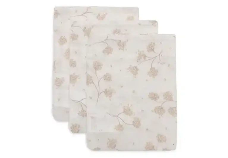 Jollein Hydrofiel Washandje 15x20cm - Leafy Dreams - 3 Stuks