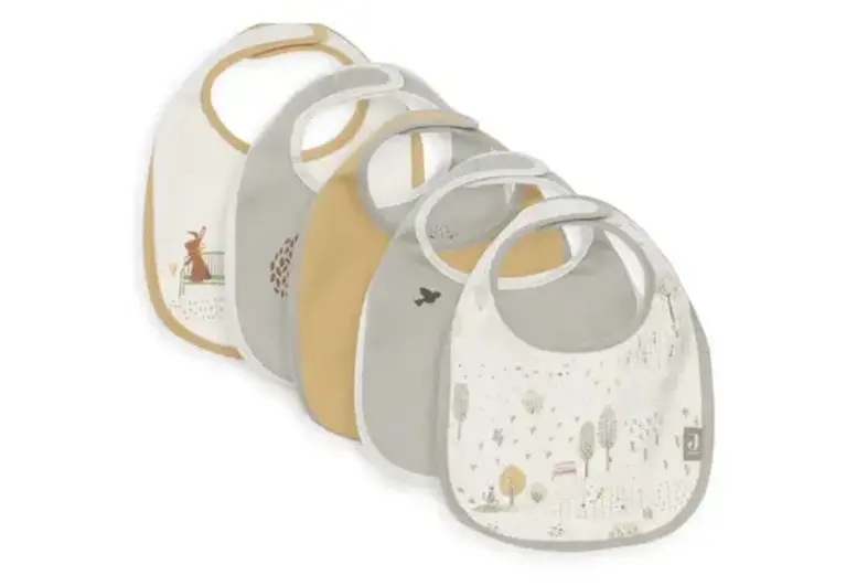 Jollein Slab Jersey Waterproof - Tiny Park - 5 Stuks