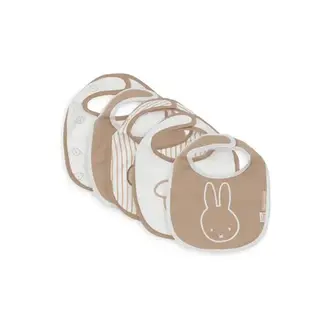Jollein Slab Jersey Waterproof - Miffy Heads - 5 Stuks