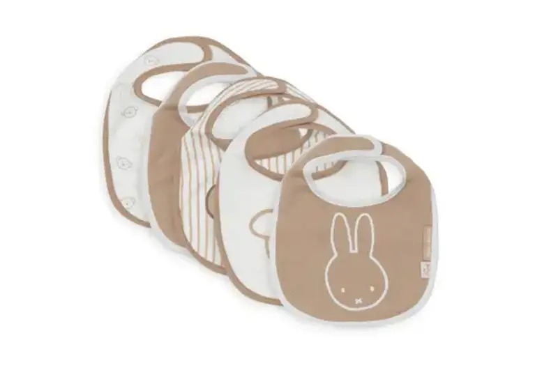 Jollein Slab Jersey Waterproof - Miffy Heads - 5 Stuks