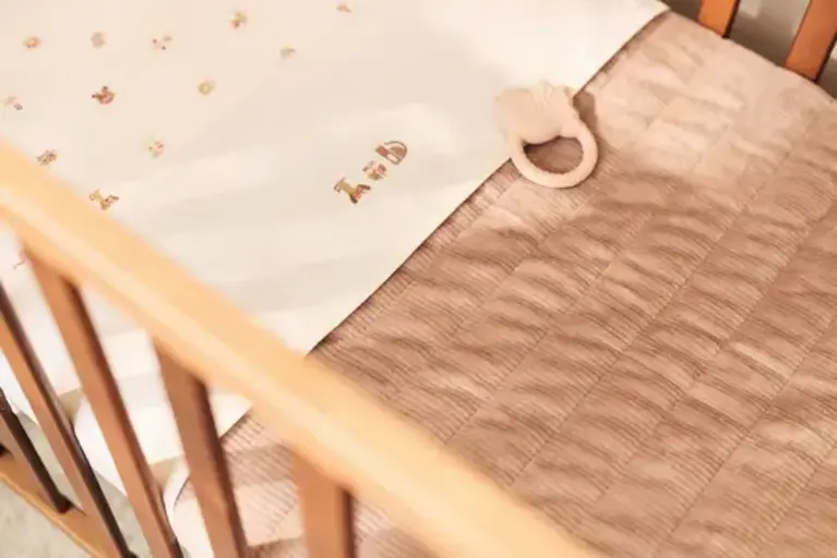 Jollein Deken Wieg 75x100cm Velvet Rib - Milky Coffee