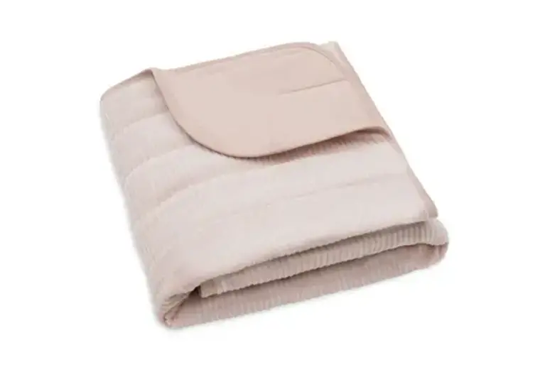 Jollein Deken Wieg 75x100cm Velvet Rib - Wild Rose