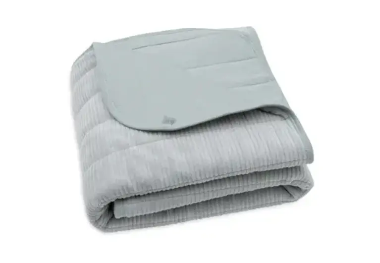 Jollein Deken Wieg 75x100cm Velvet Rib - Sea Green