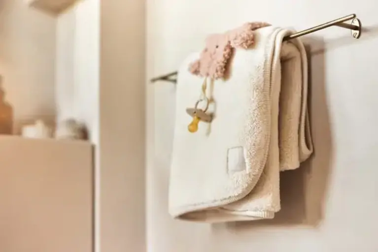 Jollein Deken Wieg 75x100cm Basic Jersey/Sherpa - Oatmeal