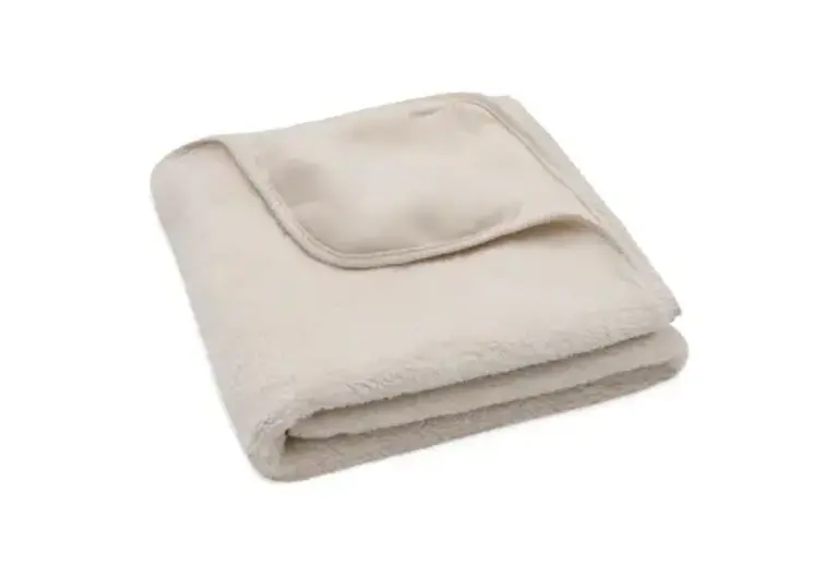 Jollein Deken Wieg 75x100cm Basic Jersey/Sherpa - Oatmeal
