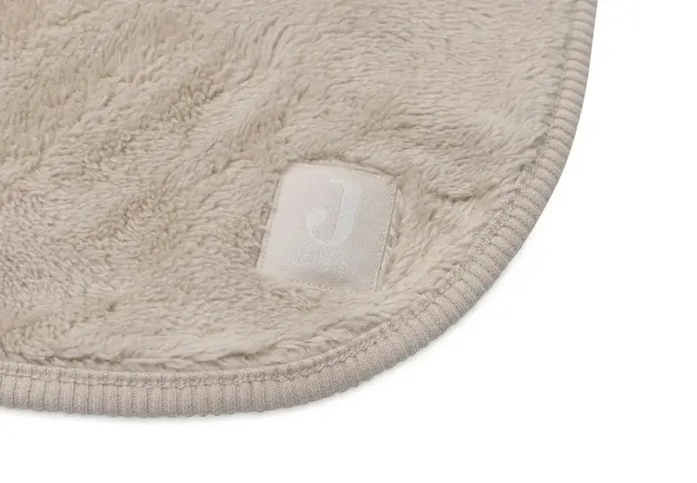 Jollein Deken Ledikant 100x150cm Basic Jersey/Sherpa - Warm Sand