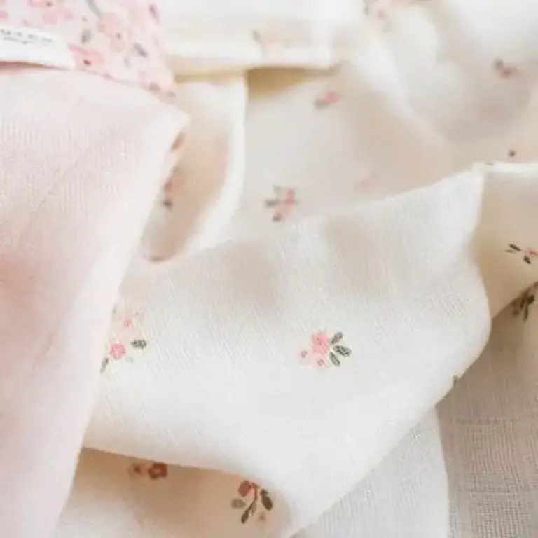 Little Dutch Swaddle doeken hydrofiel 70 x 70 Fairy Blossom & Blossom