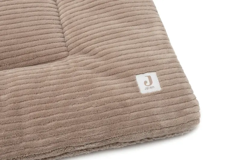 Jollein Boxkleed - Cloudy Rib Milky Coffee