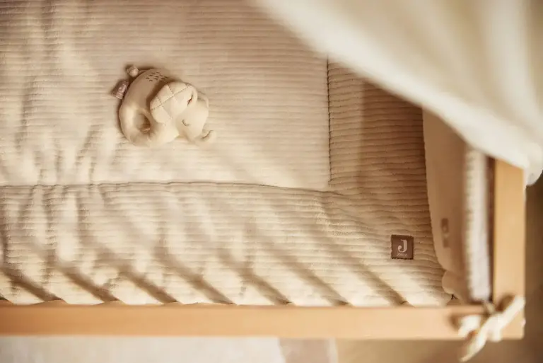 Jollein Boxkleed - Cloudy Rib Oatmeal 75x95cm