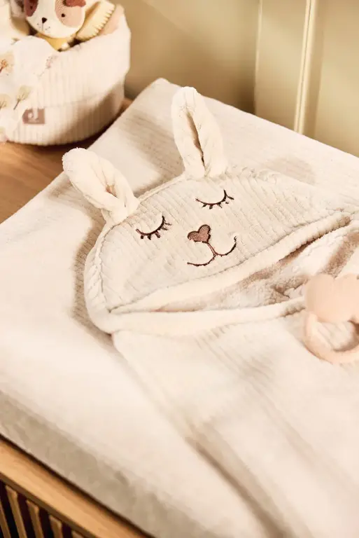 Jollein Wikkeldeken - Bunny - Cloudy Rib Oatmael