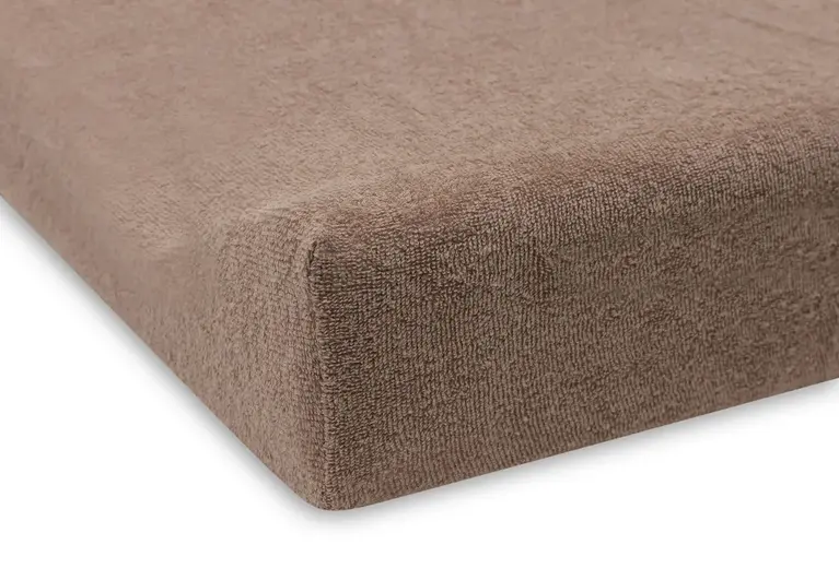 Jollein Aankleedkussenhoes Badstof Duo - 2 Stuks Milky Coffee/Ivory
