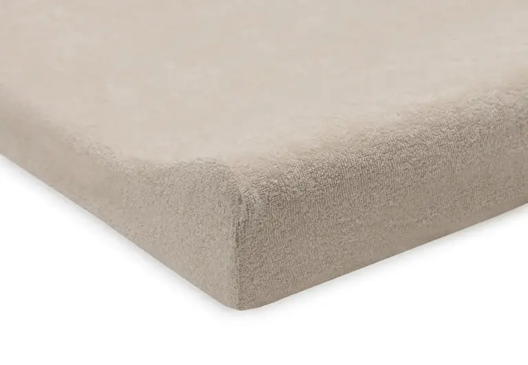 Jollein Aankleedkussenhoes Badstof Duo - 2 Stuks Oatmael-Sand
