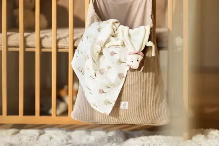 Jollein Boxopbergzak Cloudy Rib - Milky Coffee