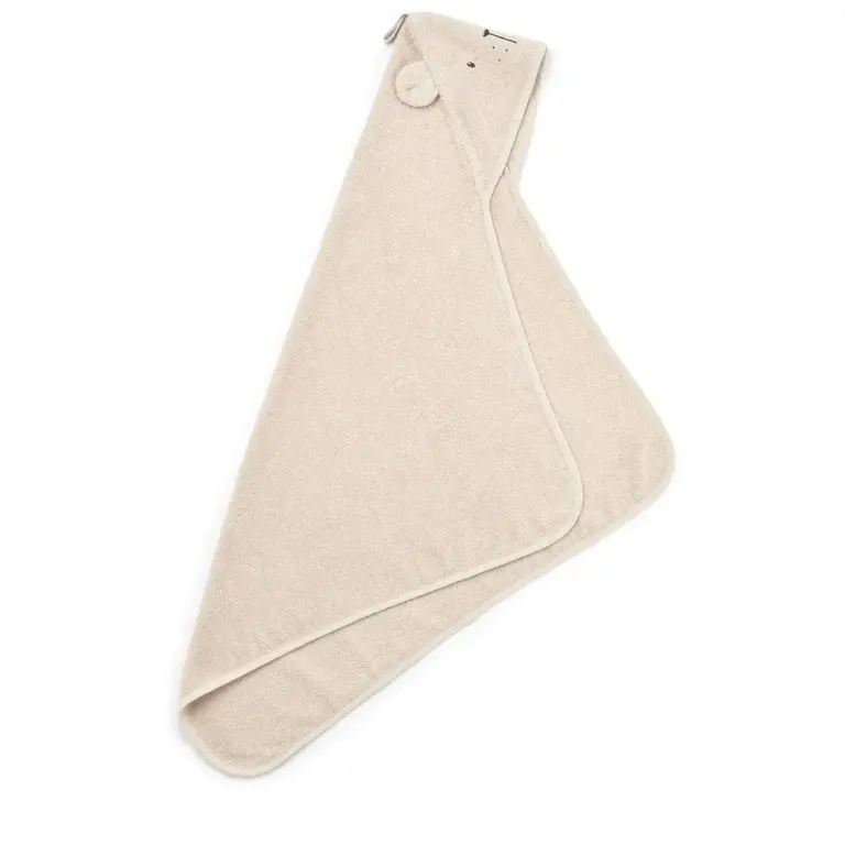 Liewood Albert Hooded Towel - Sandy Bear