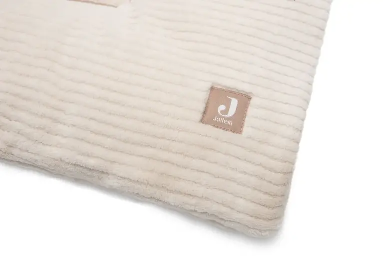 Jollein Boxkleed - Cloudy Rib Oatmael 100x100cm