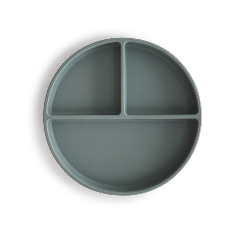 Mushie Silicone Divider Plate - Dried Thyme