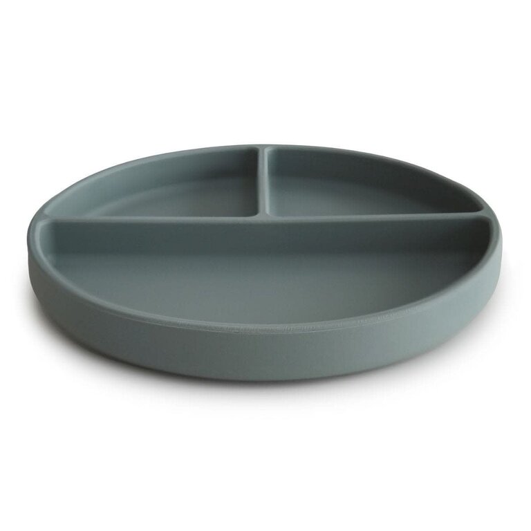 Mushie Silicone Divider Plate - Dried Thyme