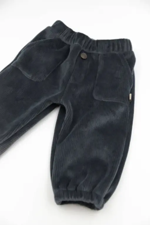 Bamboom Broek met grote zakken - Mignight Blue