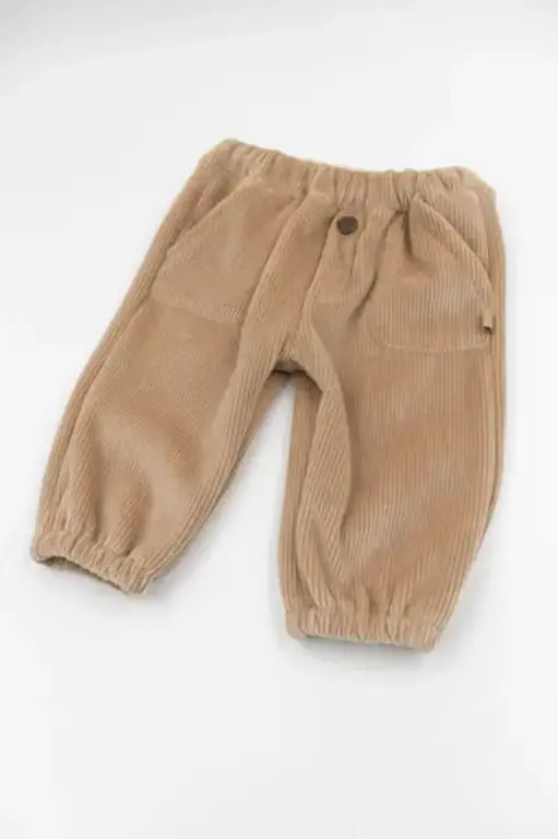 Bamboom Broek met grote zakken - Mocha Sand