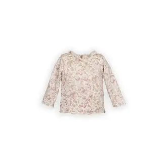 Bamboom Shirt met kraag met ruches - Print Automn Forest