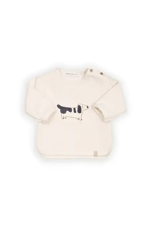 Bamboom Teckel Trui - Warm Wit