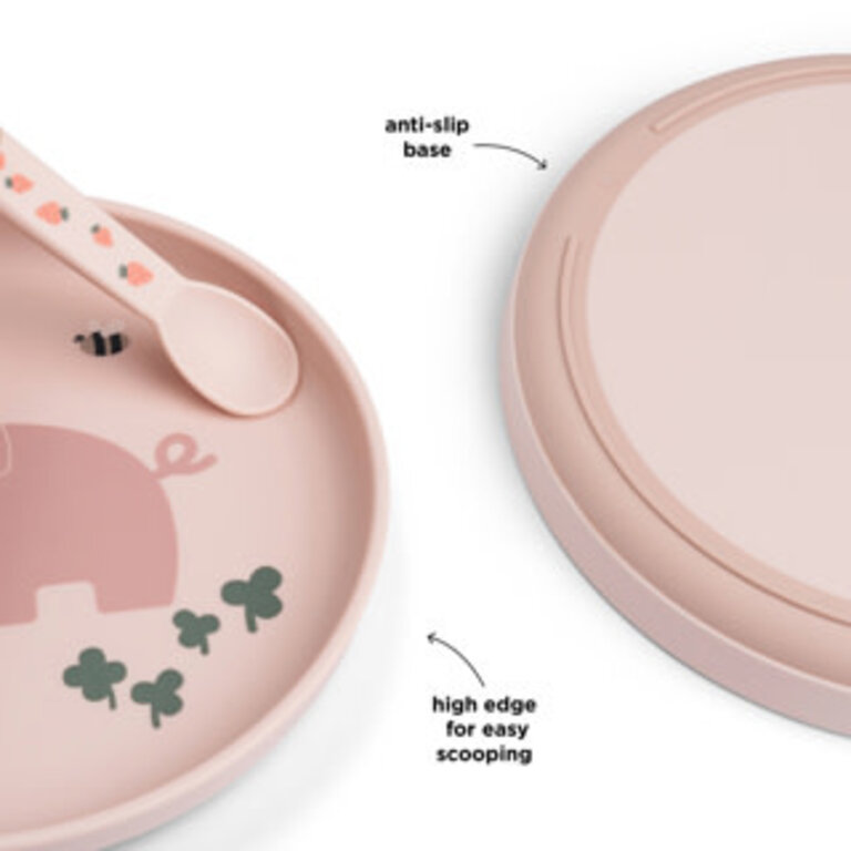 Done by Deer Foodie plate - Tiny farm - Powder