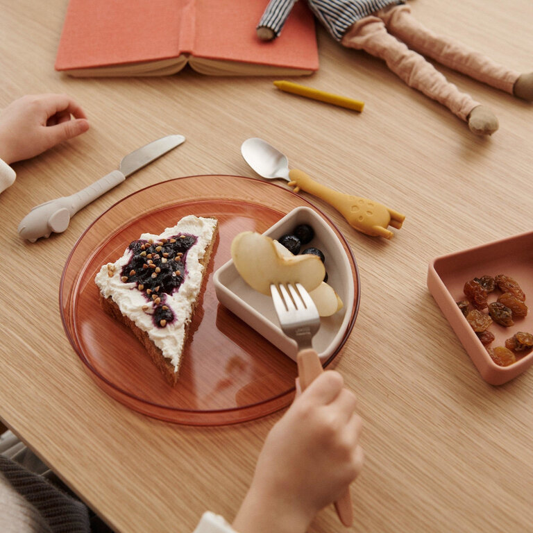 Liewood Tove All Together Cutlery Set - Golden Caramel Mix