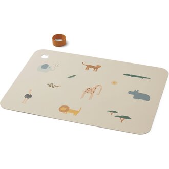 Liewood Jude Placemat - Safari Sandy Mix