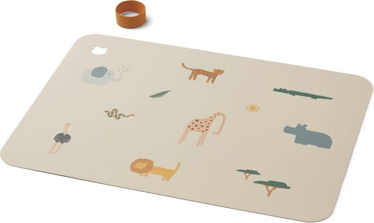 Liewood Jude Placemat - Safari Sandy Mix