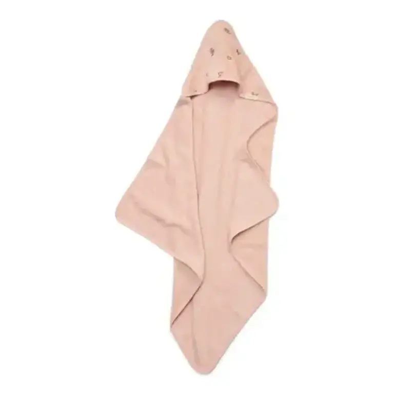 Little Dutch Badcape geborduurd Blossom - 75x75cm