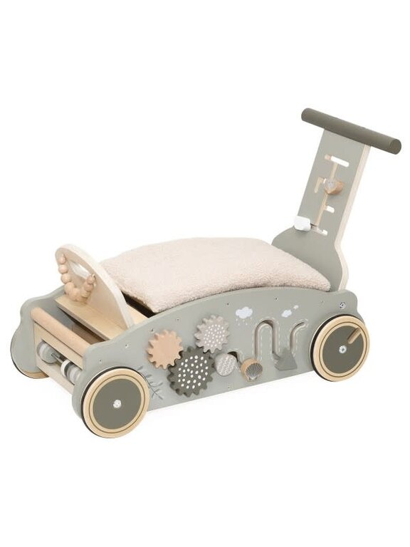 Label Label 3 in 1 Rocker, Walker and Car - Olive Green