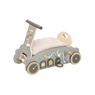 Label Label 3 in 1 Rocker, Walker and Car - Olive Green