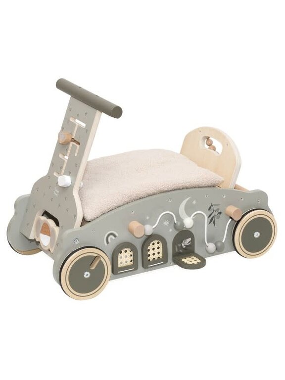 Label Label 3 in 1 Rocker, Walker and Car - Olive Green