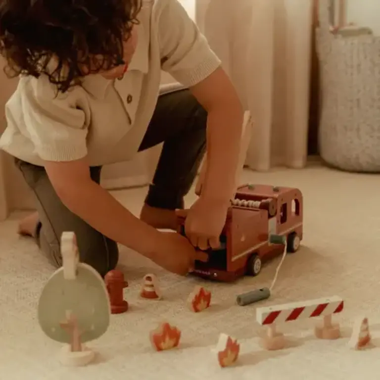 Little Dutch Brandweerwagenset FSC