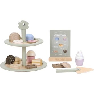 Little Dutch Etagère met gebak FSC