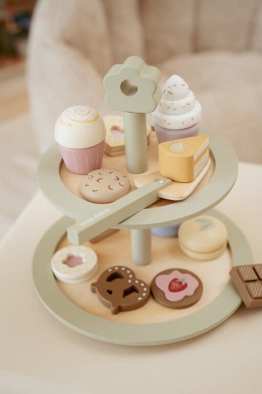 Little Dutch Etagère met gebak FSC