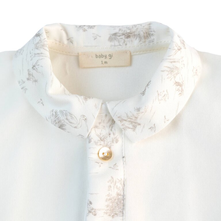 BabyGi Country Footie - Ivory