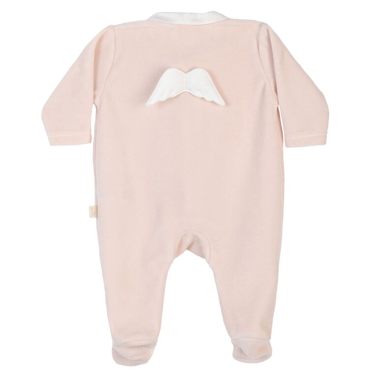 BabyGi Angel Footie - Peach Pink