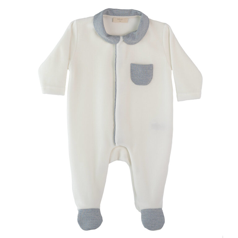 BabyGi Warley Footie Ivory