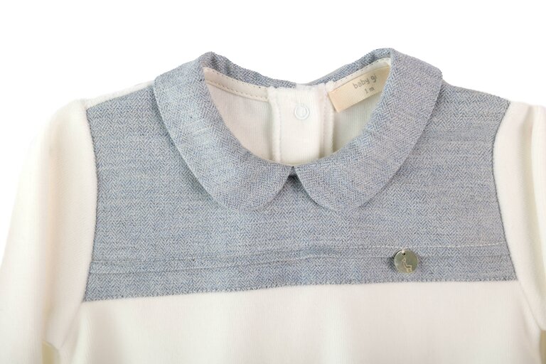 BabyGi Warley Footie Ivory