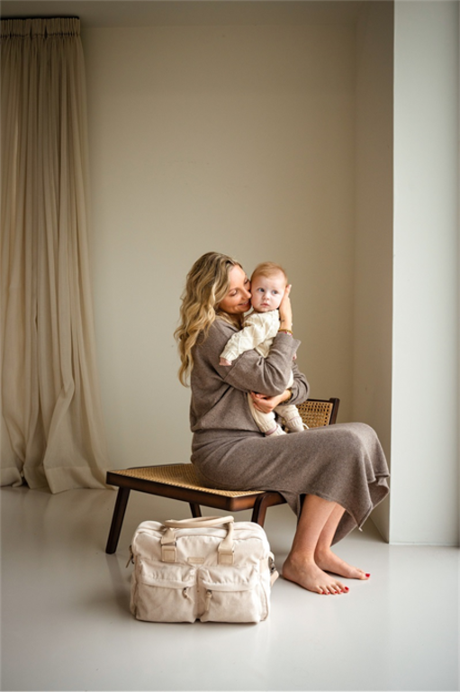 Kidzroom Luiertas Care Dream and Laugh - Zand