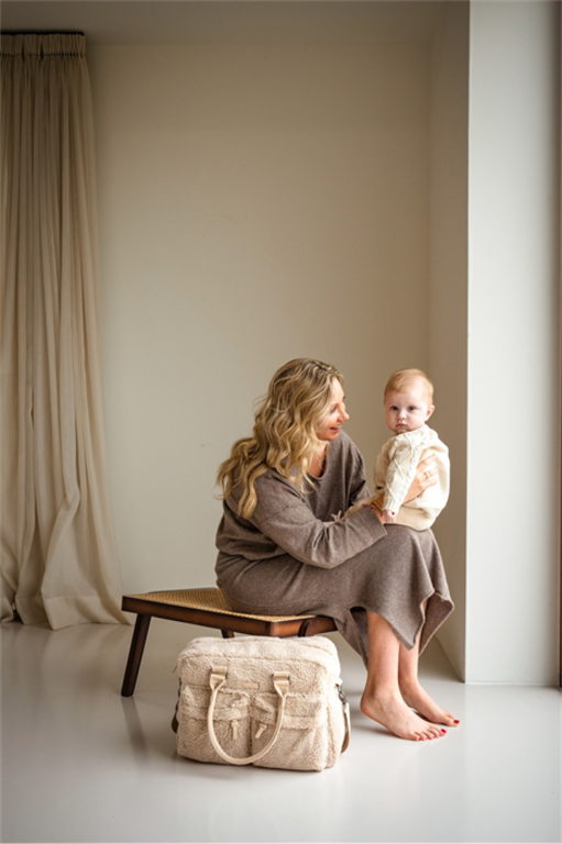 Kidzroom Luiertas Care Hello Little One Beige