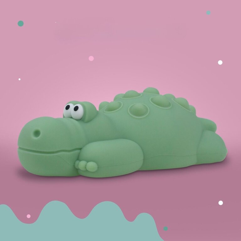 Mary's Led Lamp with Sound - Pop-it Crocodile