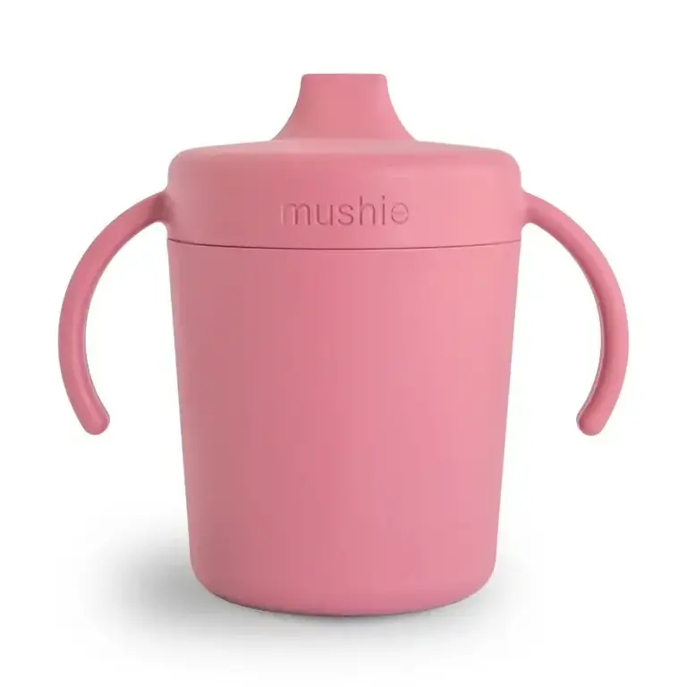 Mushie Training Sippy Cup  - Dusty Rose