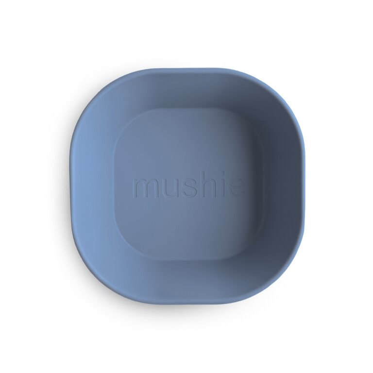 Mushie Bowl Square - Twilight Blue (2PCS)