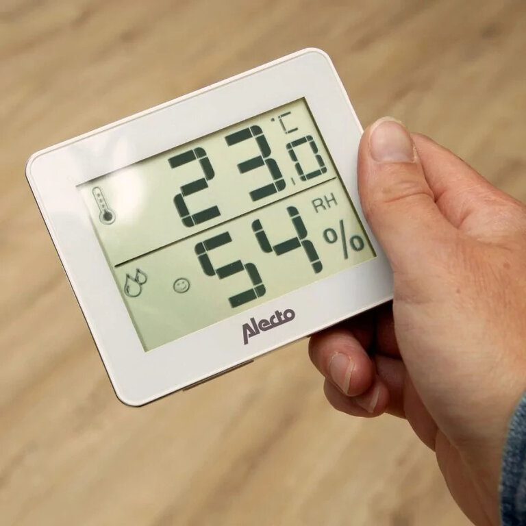 Alecto Weather Station - Hygrometer & Thermometer - wit/zilver